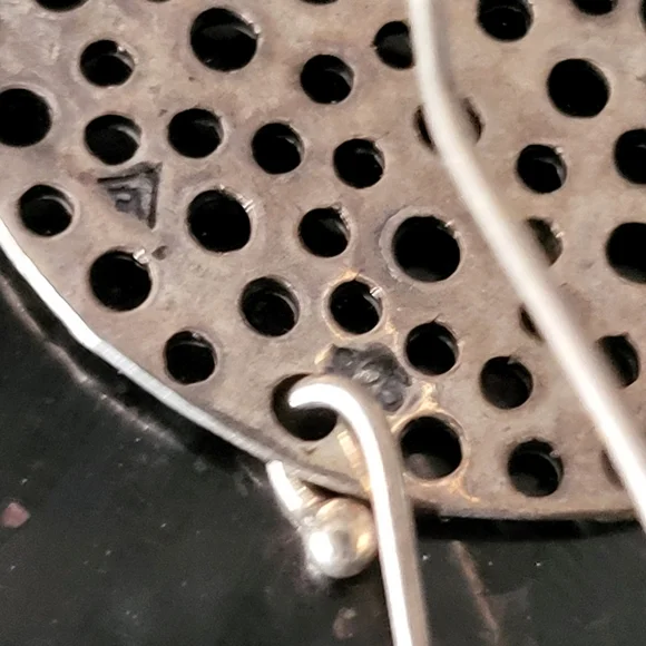 Silpada Sterling Silver Pearl & Stone Dangle Earrings Stamped Signed 3 1… - Picture 11 of 14